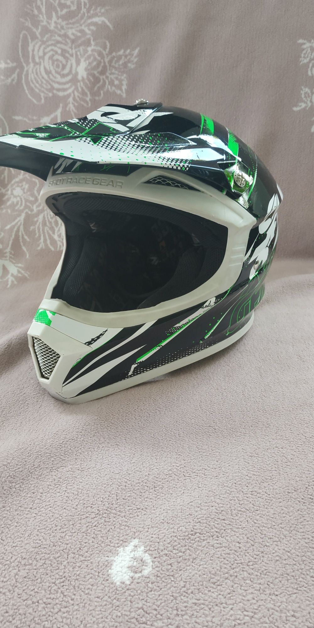 Kask crossowy shot race gear (motocross, enduro)