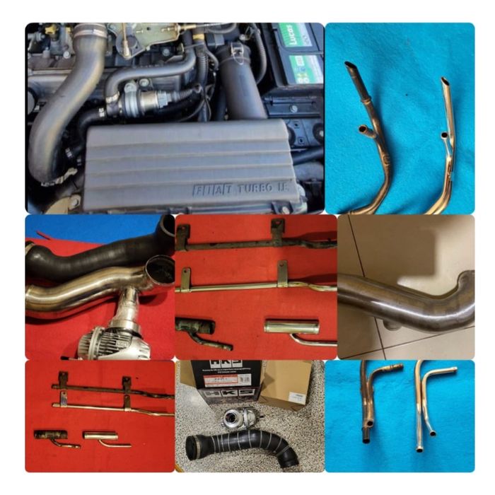 Fiat punto gt inoxidável tubos água