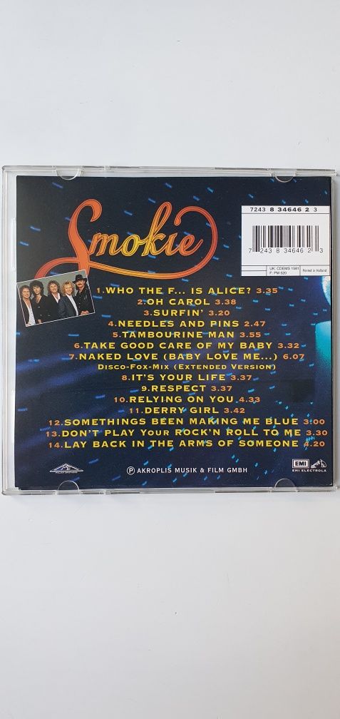 Smokie - Who the f... is Alice? - the party hits - płyta CD