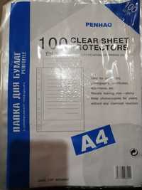 Файли А4 прозорі 30мкм Німеччина