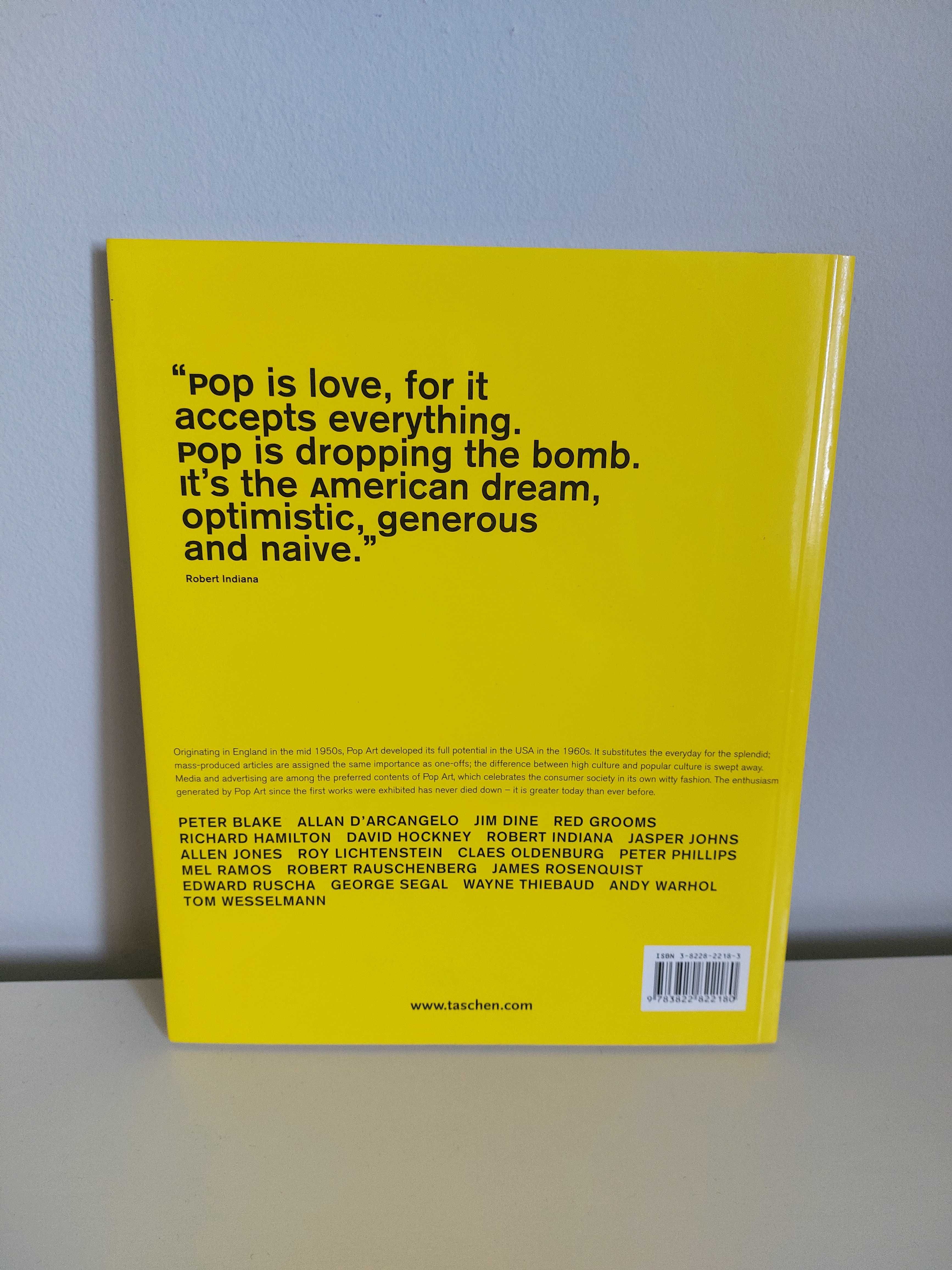 Pop Art album, książka, sztuka, Taschen, Klaus Honnef