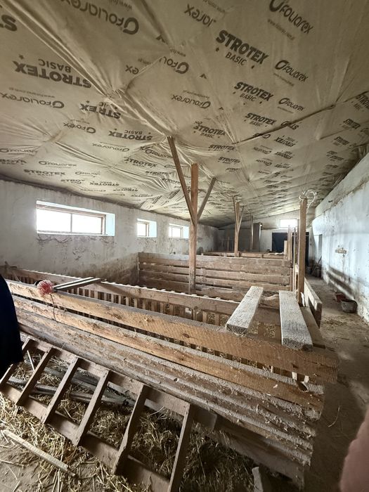 Ферма утеплена з підводом води та земельною ділянкою