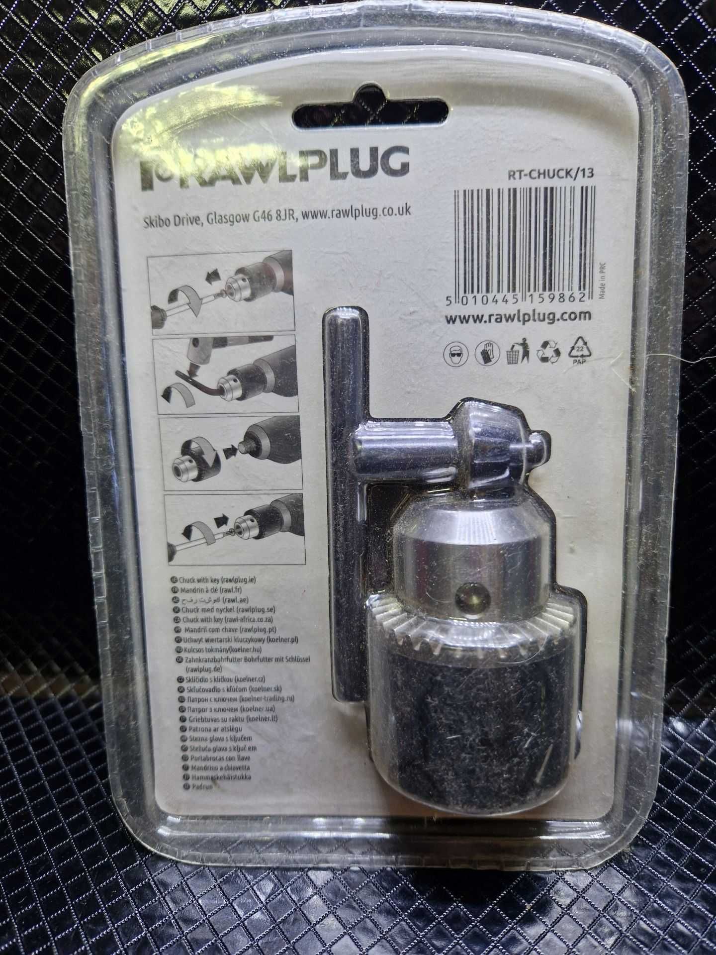 Uchwyt wiertarski 13 mm 1/2'' z kluczykiem -RAWLPLUG