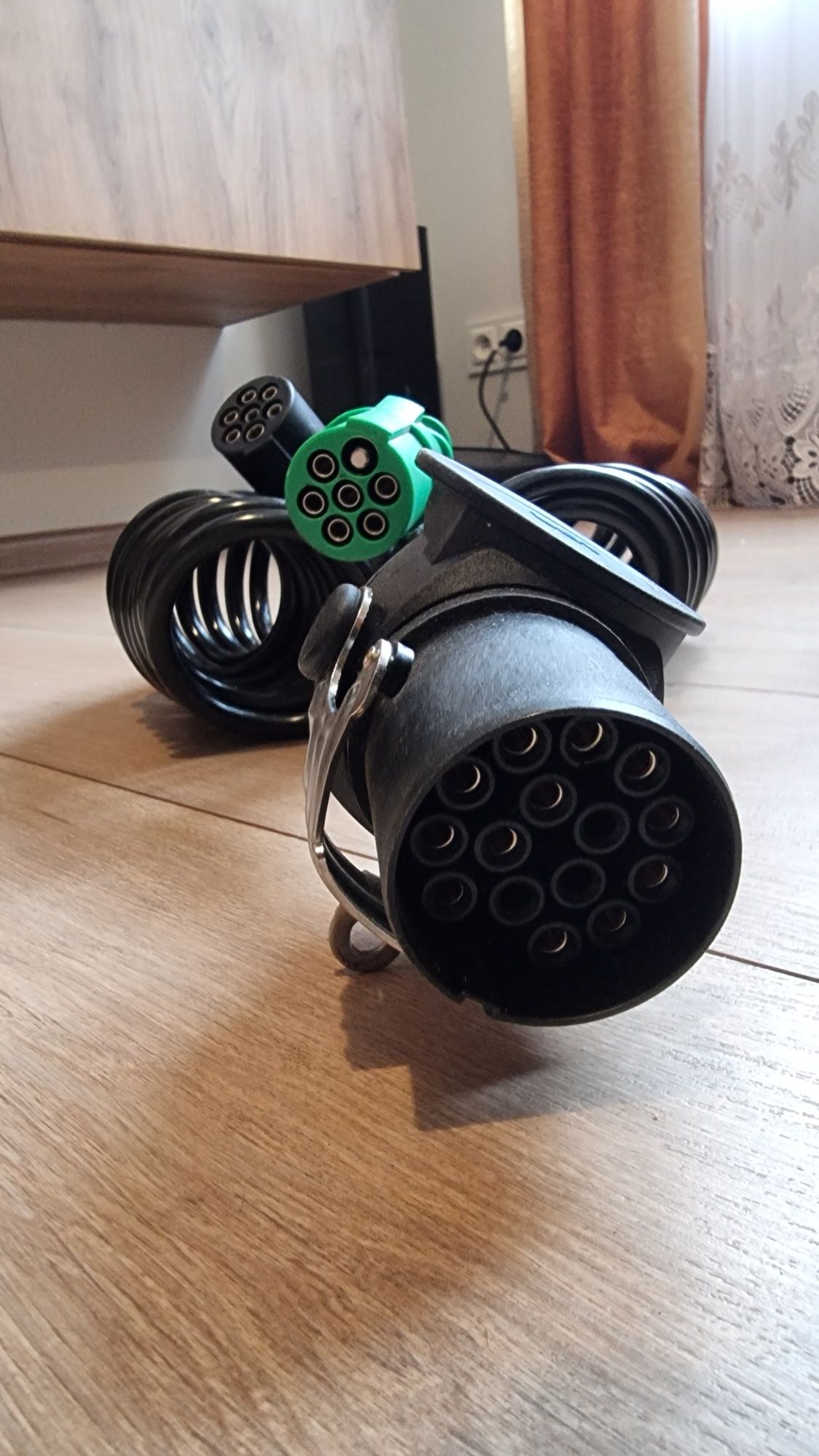 Kabel-przewod Tir ciagnic naczepa podwojny