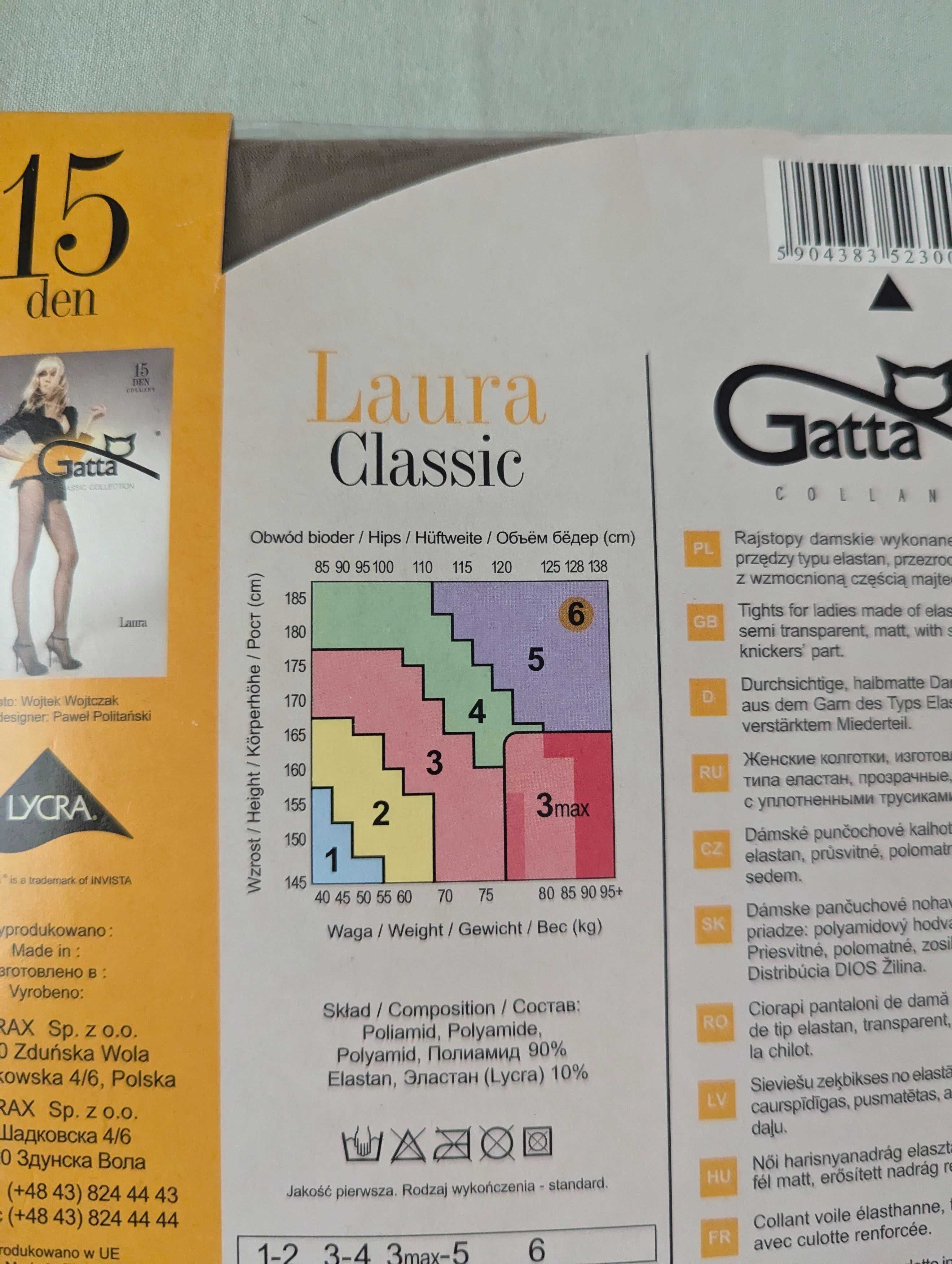 Rajstopy Gatta Laura 15 den r. 4-L visione