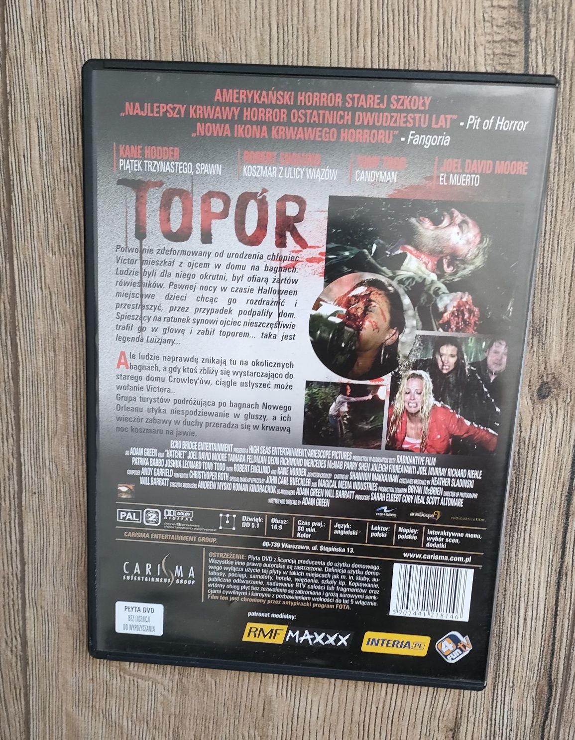 "Topór" film dvd