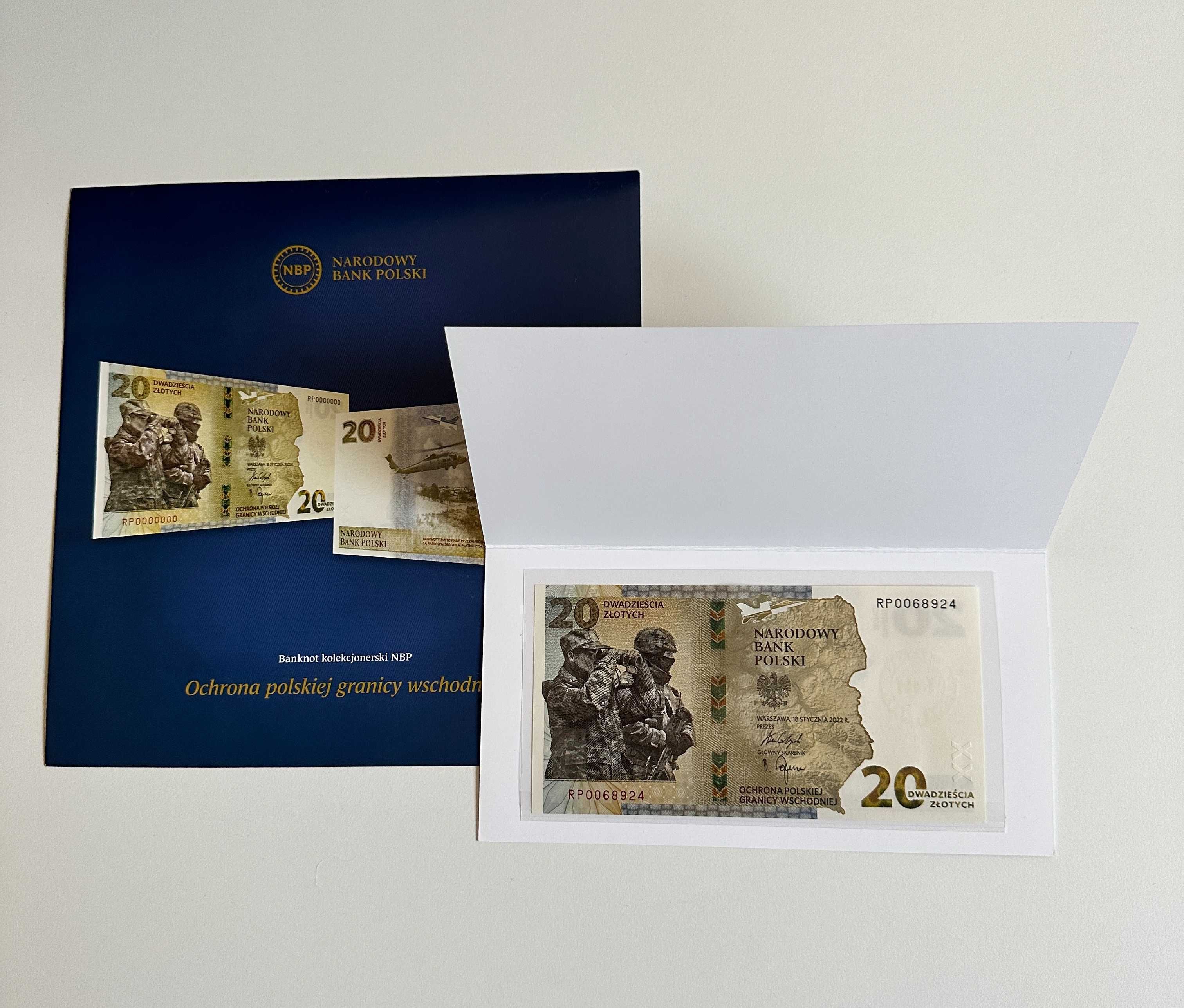 Zestaw 3 banknotów kolekcjonerskich – Bitwa Warsz., Kaczyński, Ochrona