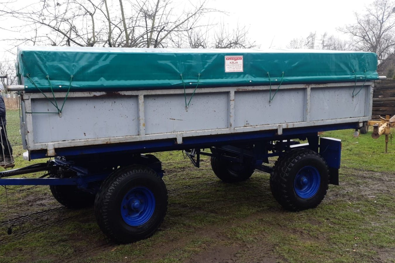 Przyczepa Autosan D-732 i BSS Brandyss Agro 12.09