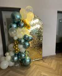 Dostawa! Balony z helem, ścianki z balonów, led Happy Birthday