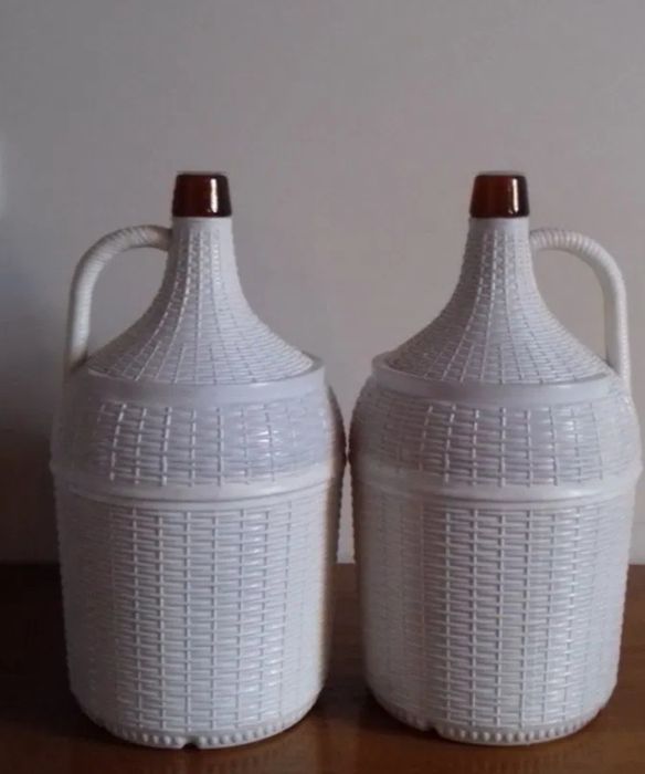 Garrafões de vidro revestido de 5L negociável para engarrafar