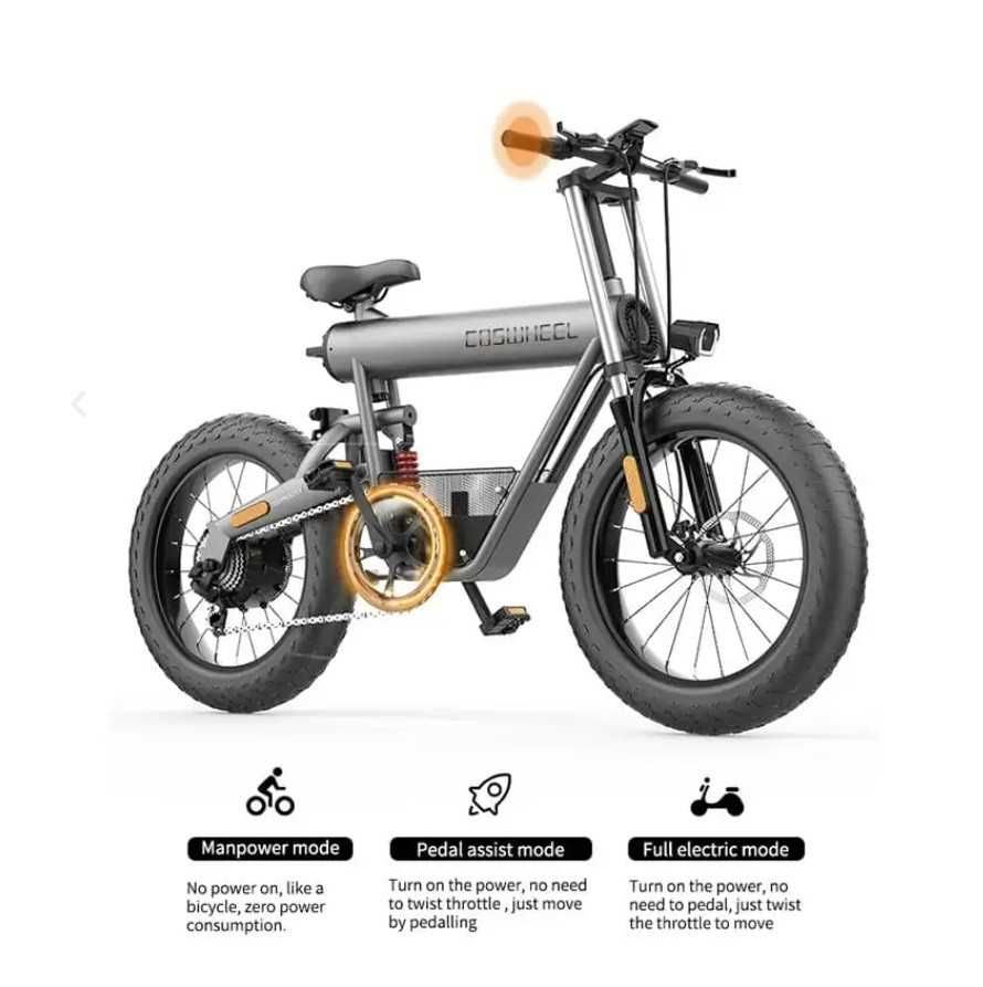 Електровелосипед COSWHEEL T20 15AH, в АртМото Київ правий берег!!!