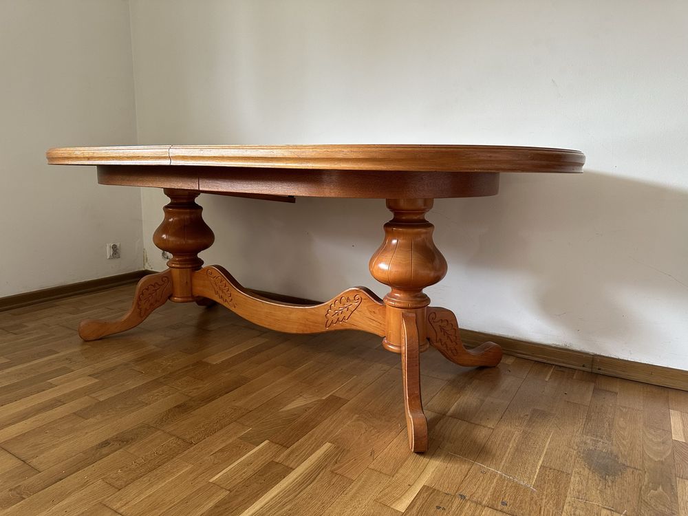 Stół drewniany rozkładany / Ława drewniana