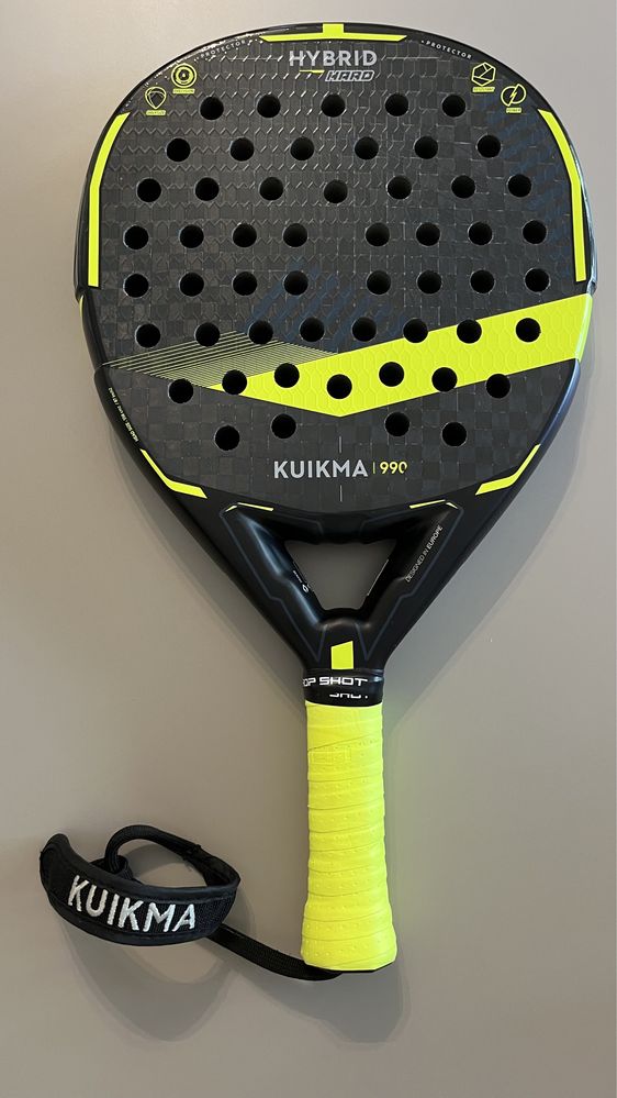 Raquete Padel Kuikma Hibrid Hard 990 Mt bom Estado!