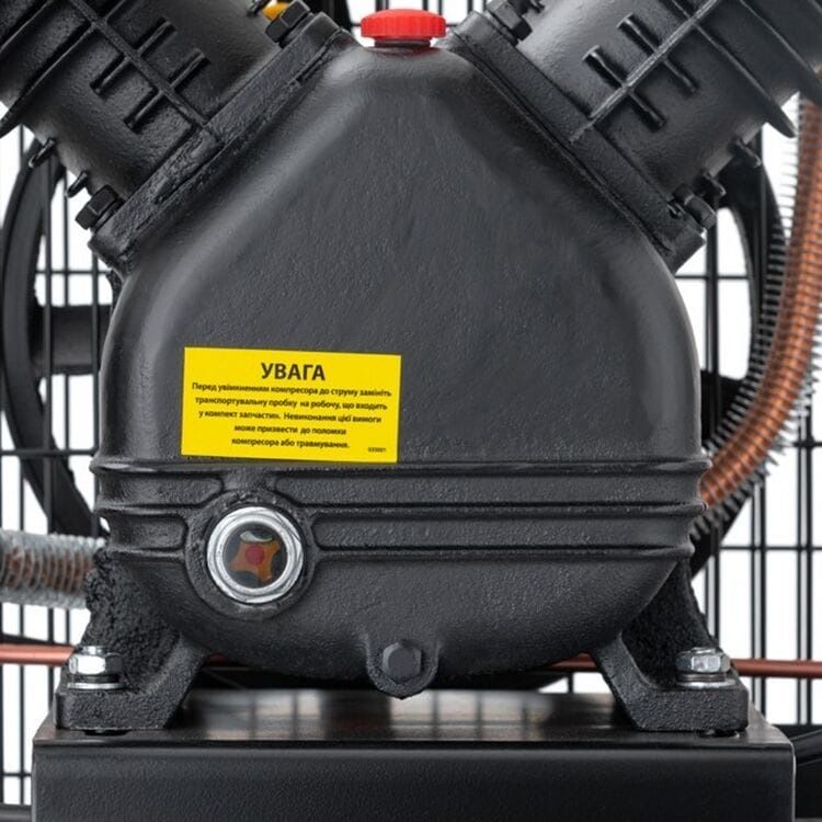 Компресор 100 л ремінний 3 кВт 10бар 500 л/хв PT-0014 Intertool