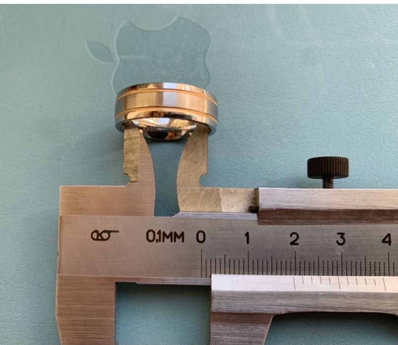 Кольцо свадебное Scott KAy 14k BioBlu27 Brawn Cobalt