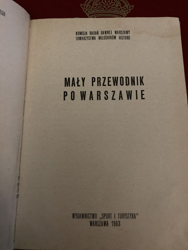 Mały przewidnik po Warszawie 1963 r