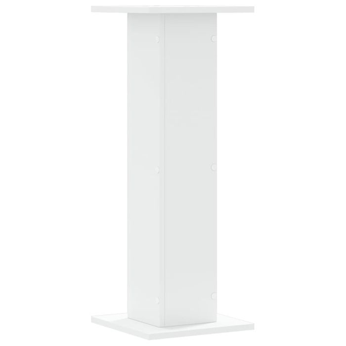 vidaXL Podstawki pod głośniki, 2 szt., białe, 30x30x80 cm