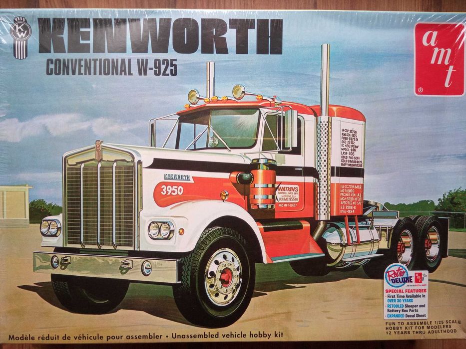 AMT 1021 - Kenworth W-925 - 1/25 - Model do sklejania