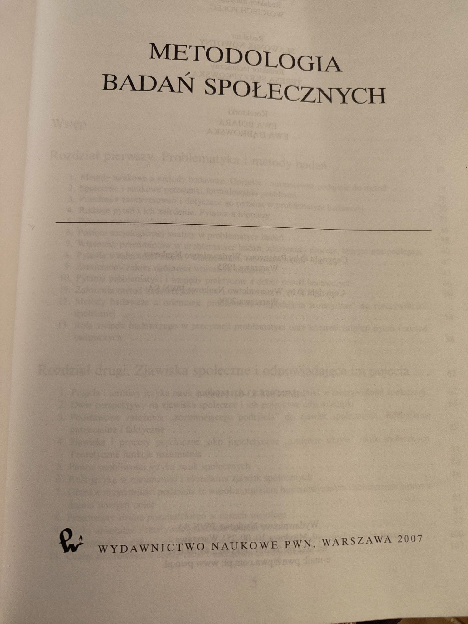 Książka " Metodologia badań społecznych"Stefan Nowak