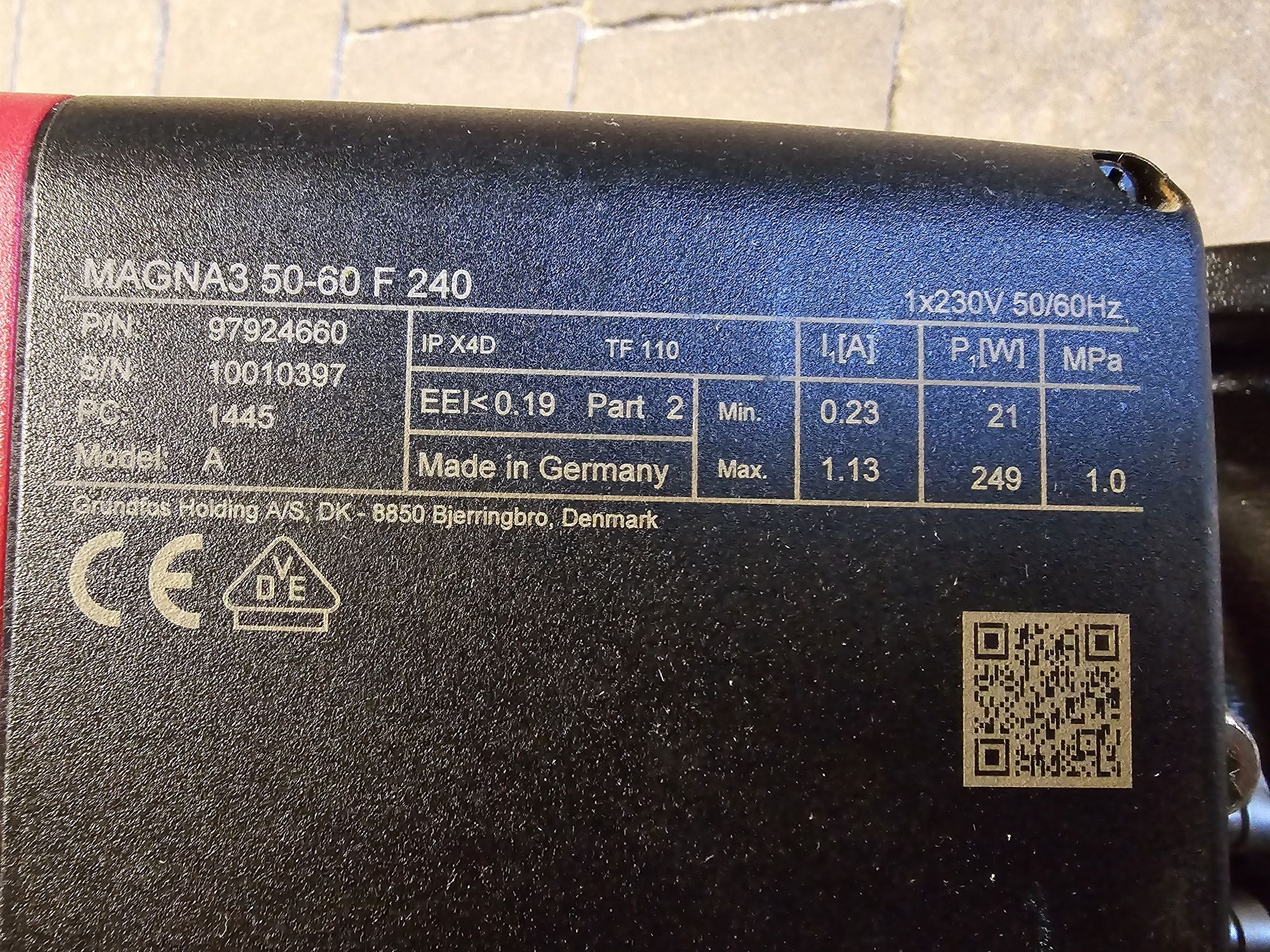GRUNDFOS MAGNA3 50-40 f-240