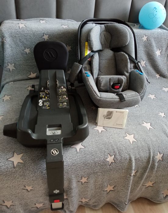 Avionaut pixel fotelik, nosidełko+ baza ISOFIX + adaptery do wózka