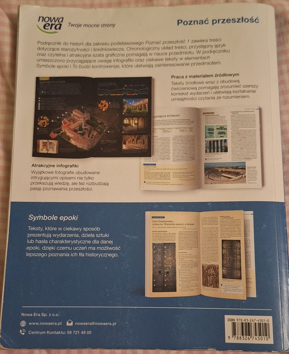 Poznać przeszłość 1 podręcznik historia klasa 1 NOWA PODSTAWA nowa era