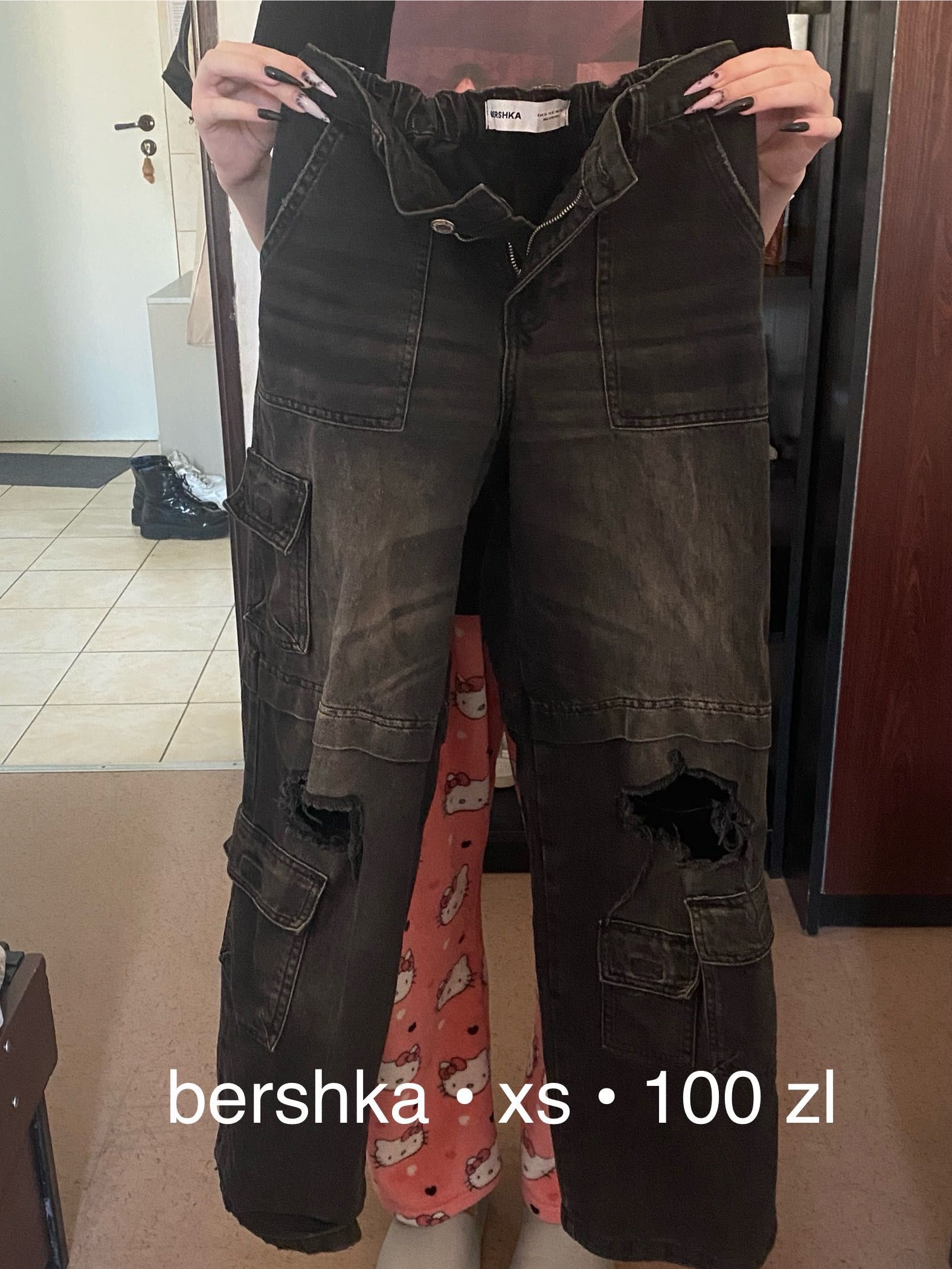 bershka dżinsy y2k