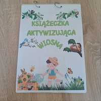 Książeczka aktywizująca- Wiosna 4+  Lamibook,busybook