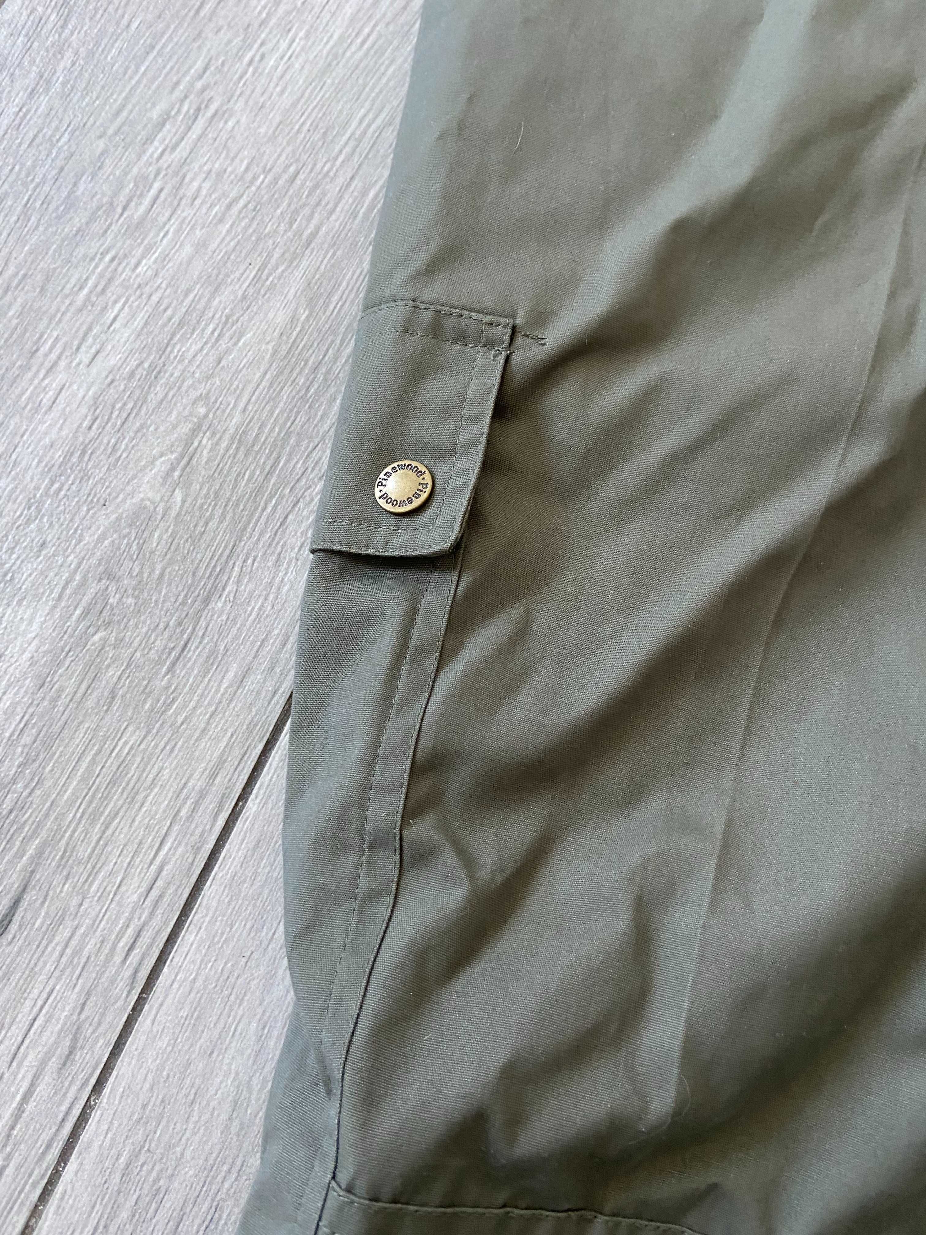 Spodnie męskie leśne do lasu terenowe zielone khaki Pinewood r. XXL