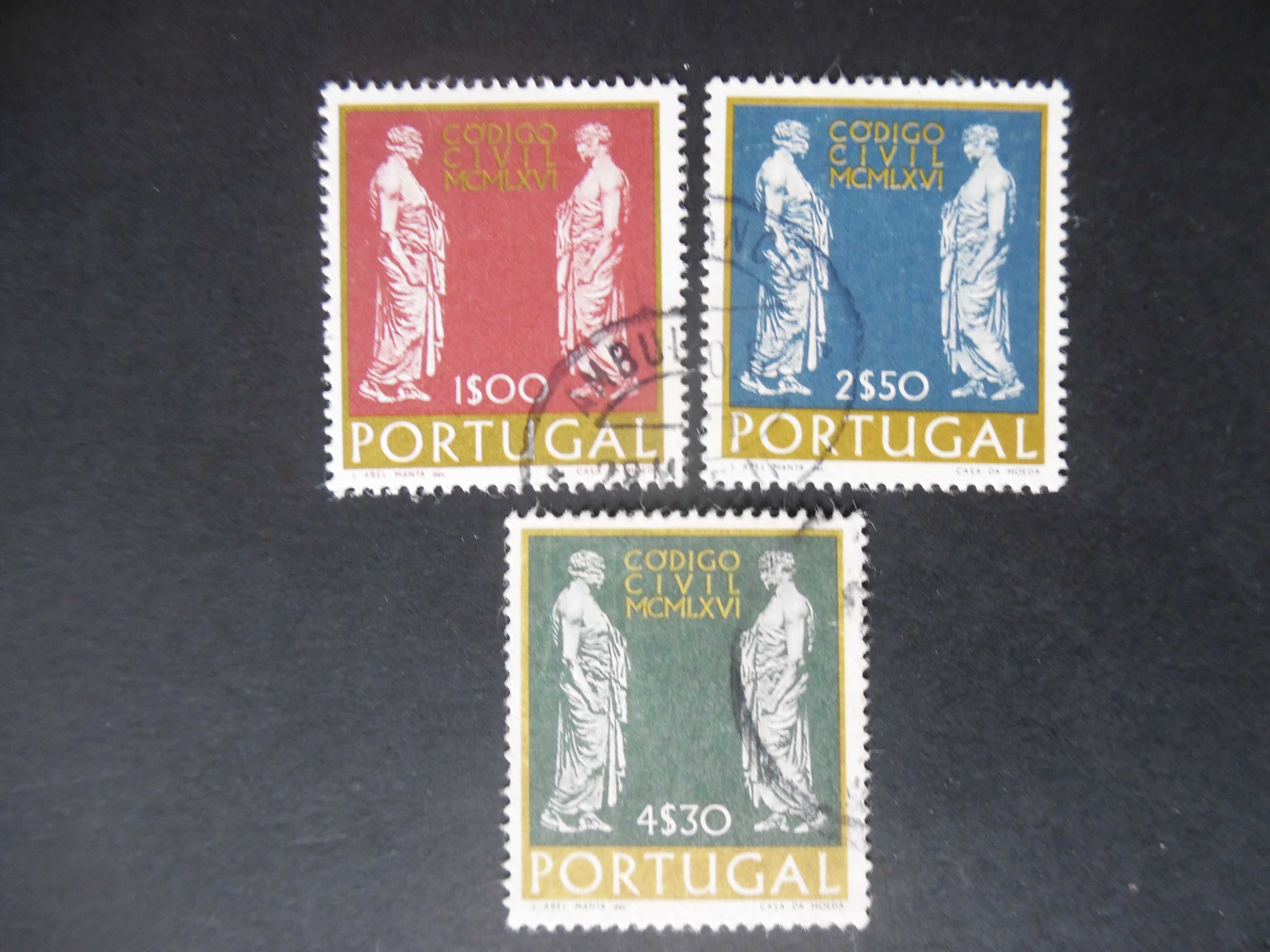 Selos Portugal 1967-Código Civil serie completa usados