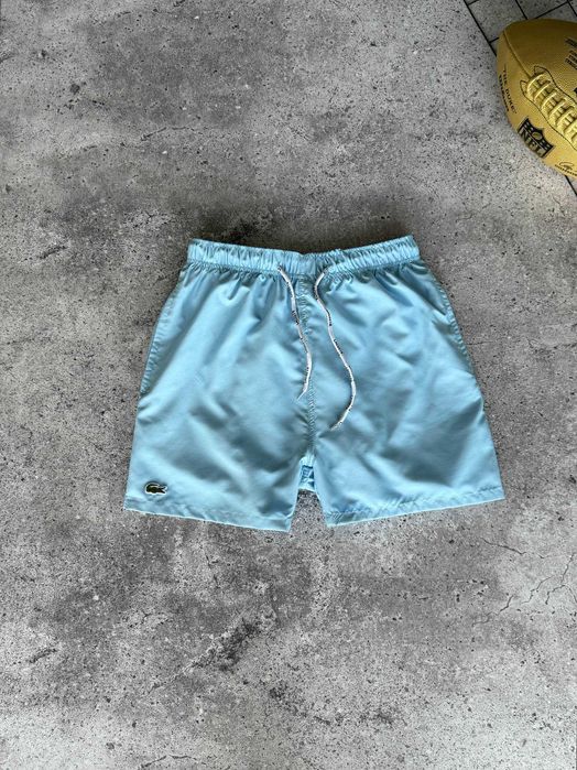 Шорти купальні Lacoste Blue Premium для плавання пляжні з бірками i57