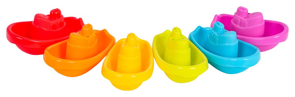 Zestaw Kolorowych Łódeczek Do Kąpieli