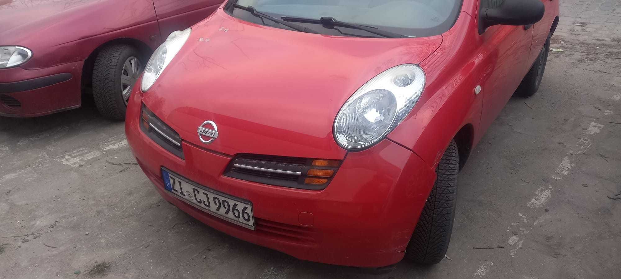 Nissan Micra 2004 rok 1.3 benz 5 drzwi ,maska ,zderzak ,fotele ,Z10 G