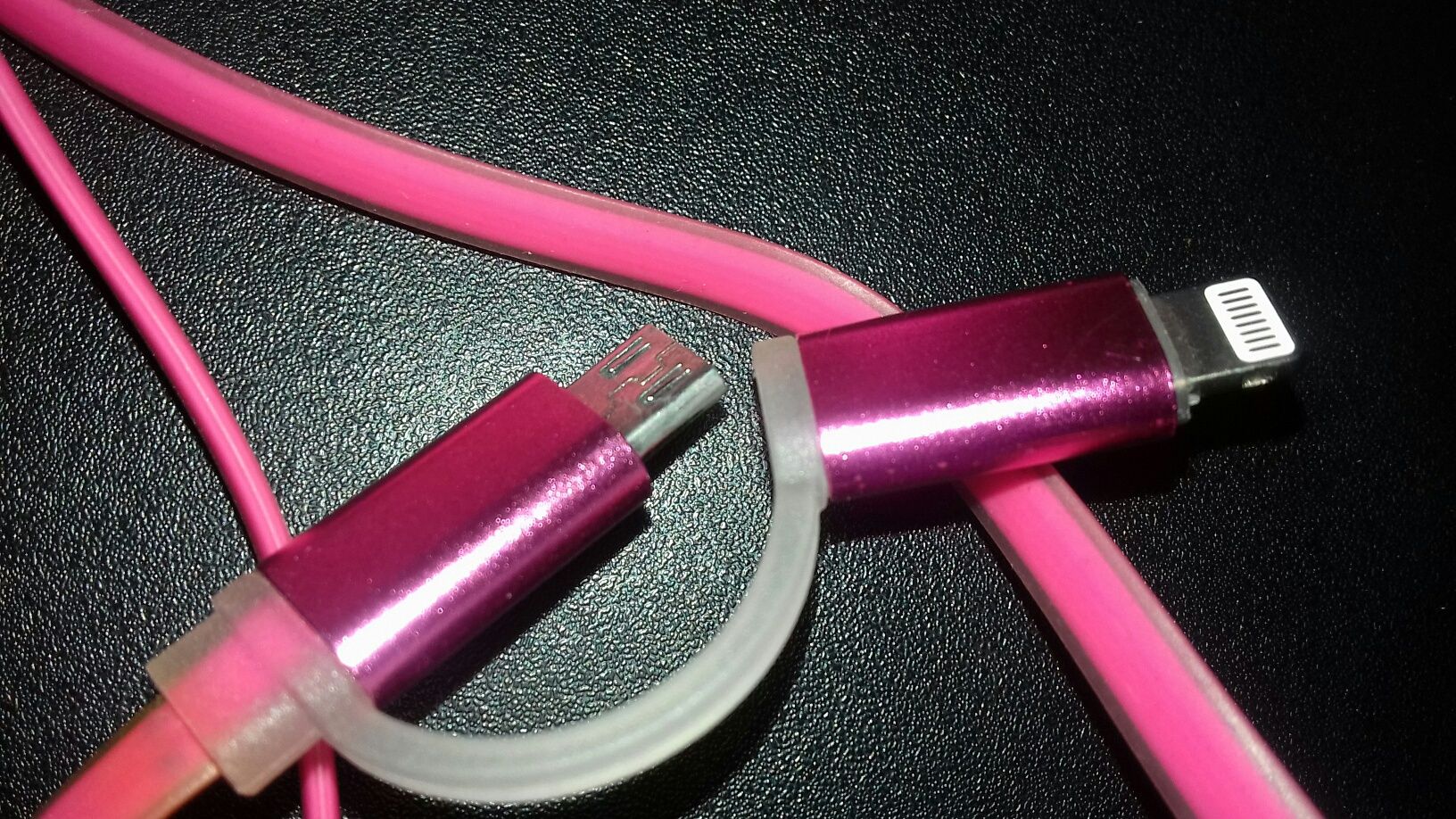 Шнур USB б/у розовый