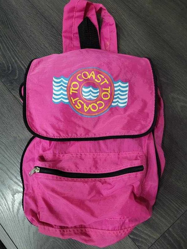 Рюкзак рожевий вмісткий,міський гарний.текстильний),сумка,шоппер