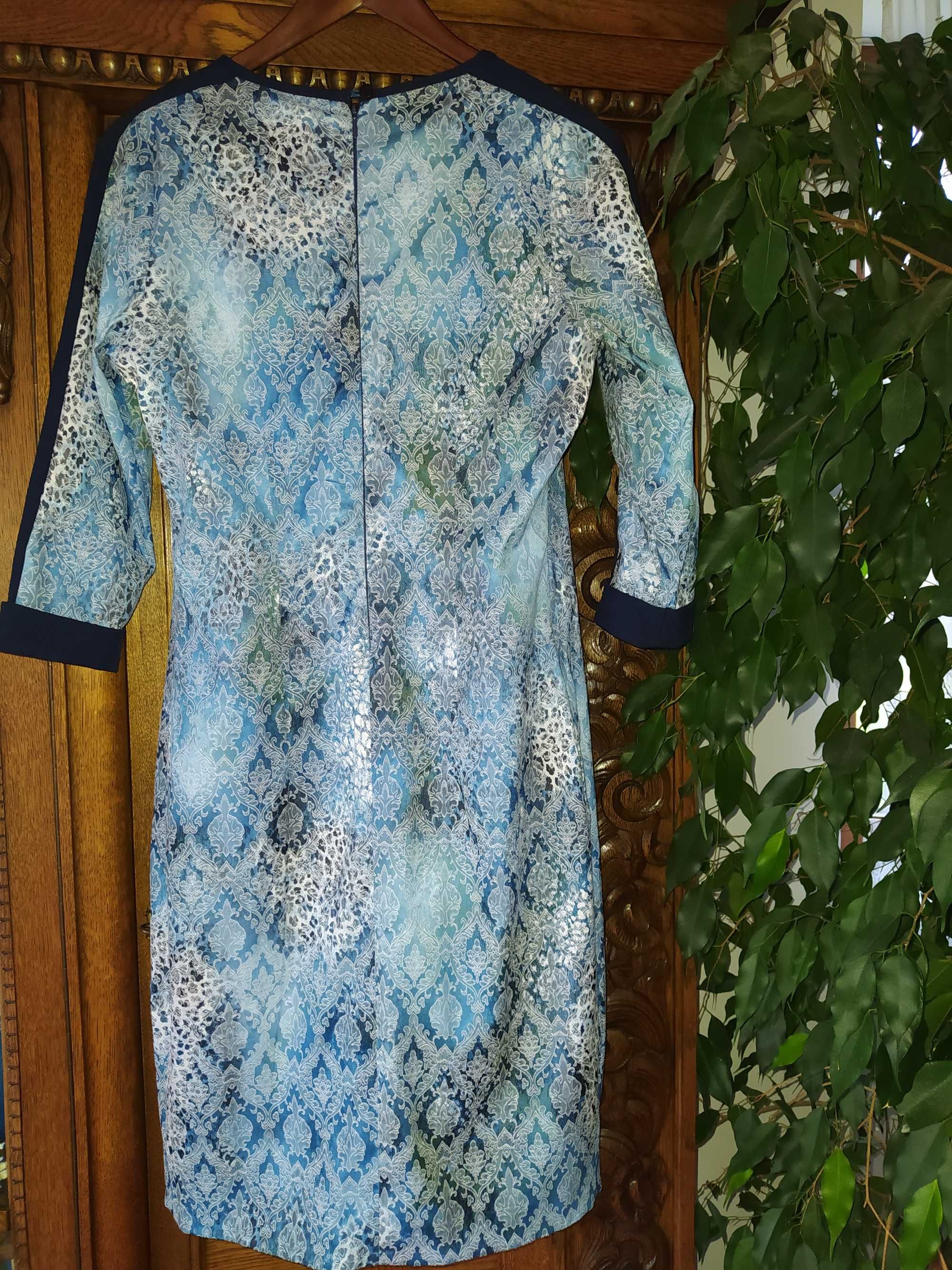 Sukienka Midori 40/42, m/l niebieska, Solar Monnari