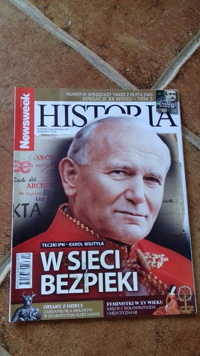 Newsweek historia; pięć egzemplarzy 2017, 2014.