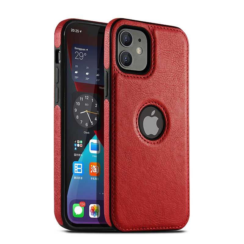 Capa iPhone de couro 16/15/14/13/12/11 - Preço já com o ENVIO INCLUÍDO