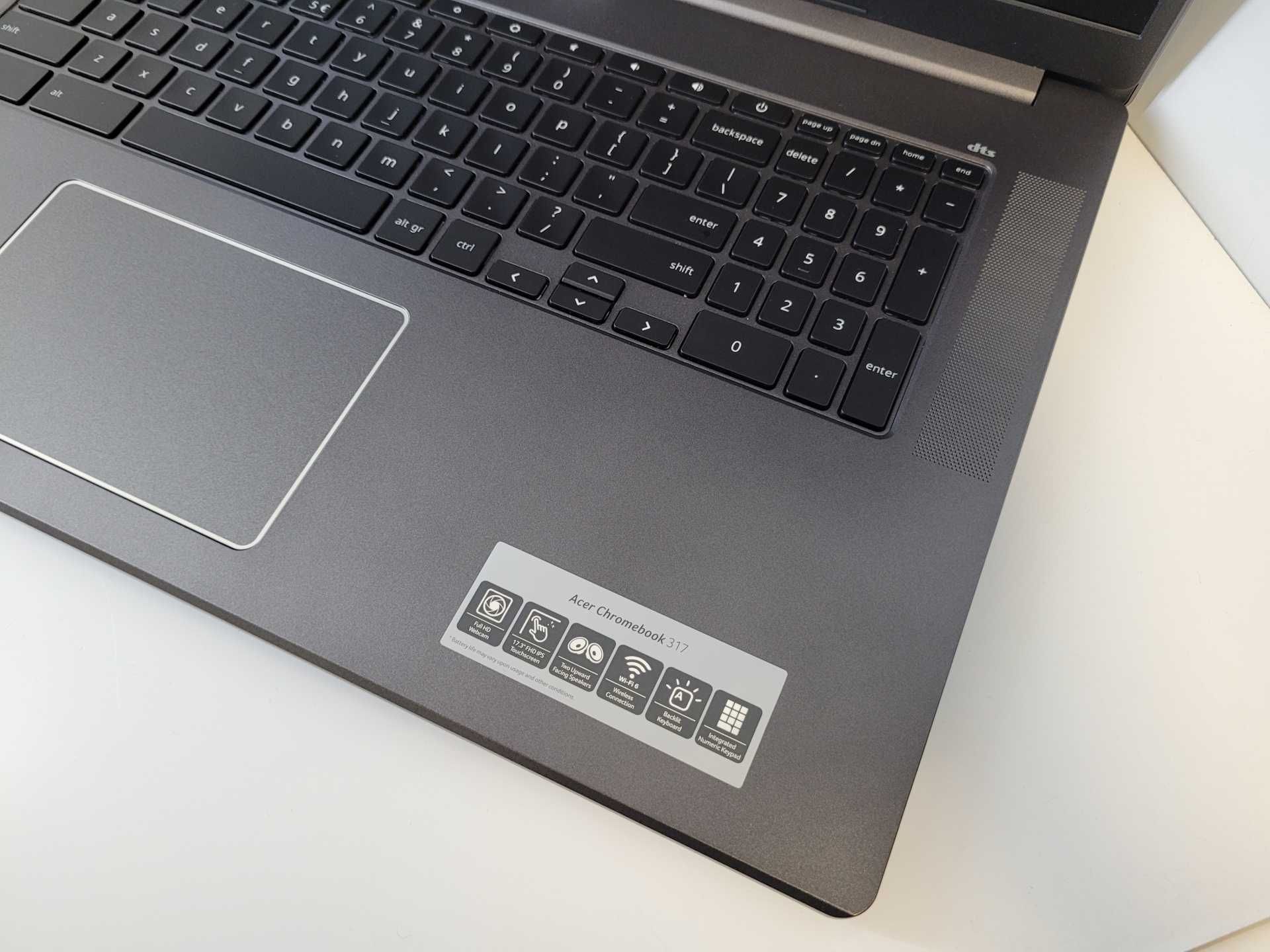 Acer Chromebook 317 CB317-1HT 17,3'' Intel 8GB 128GB 60HZ dotykowy