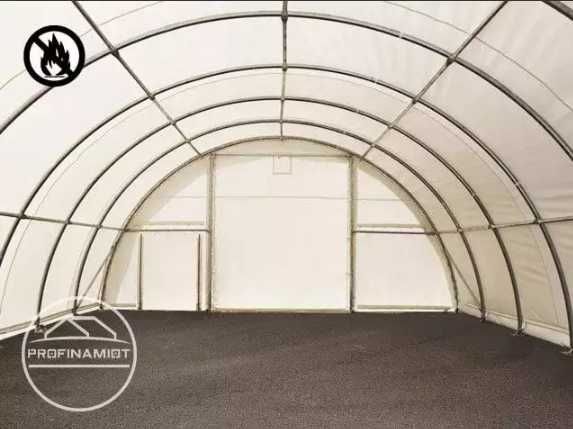 Hala Łukowa 9,15m x 20m x 4,5m, PVC PRIMEtex 2300 N ciemnozielony