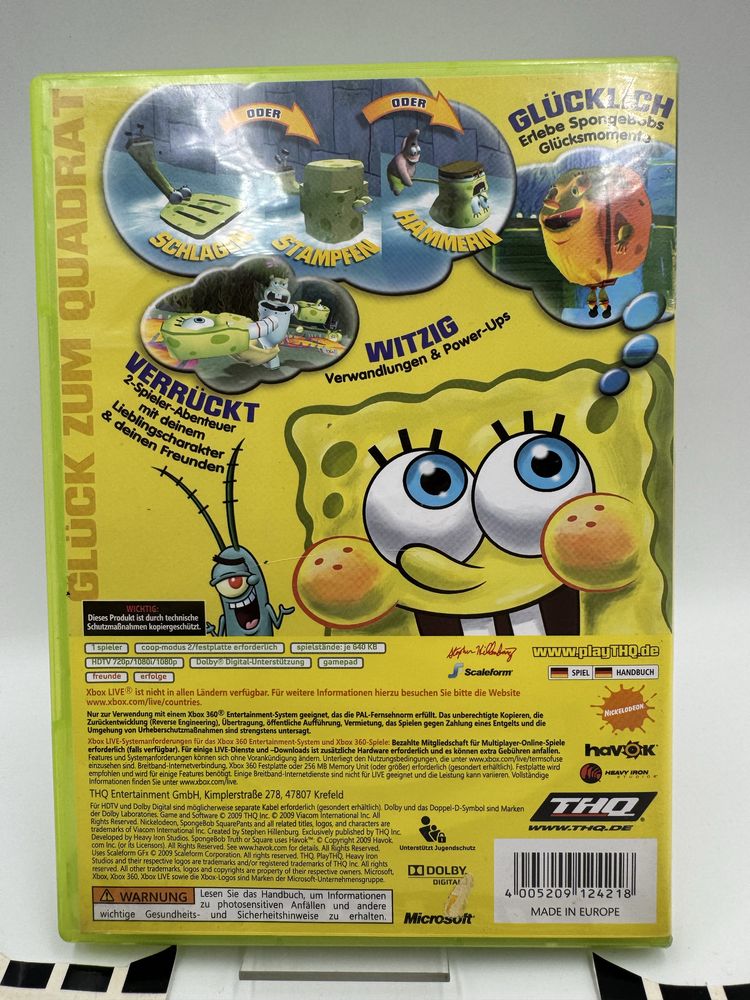 SpogeBob Xbox 360 Gwarancja
