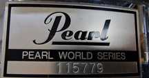 Pearl Werbel stalowy World Series 14"x6.5" vintage