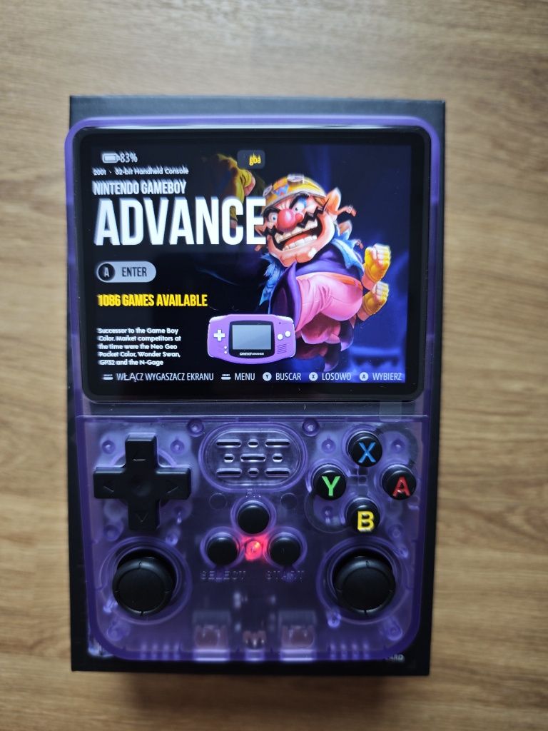 NOWA konsola retro, emulator PSP, PS1, GBC, NES, itd. 15 tyś gier+