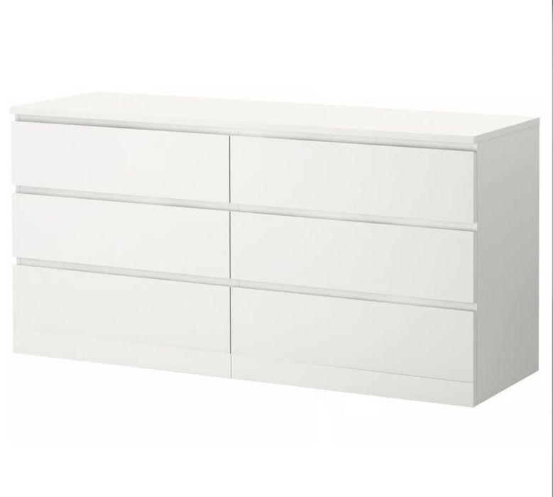 Cômoda malm branca Ikea