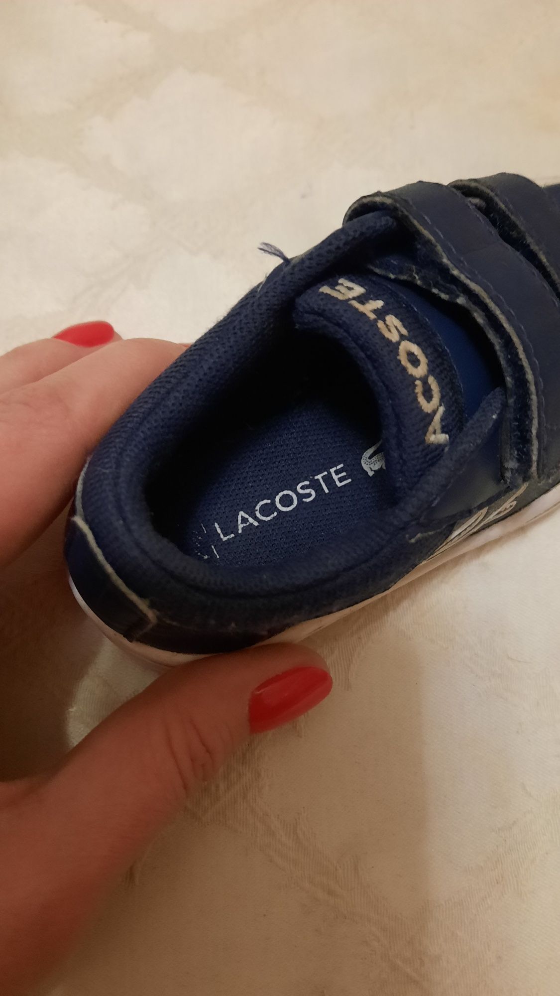 Фирменные кожаные кроссовки Lacoste Оригинал