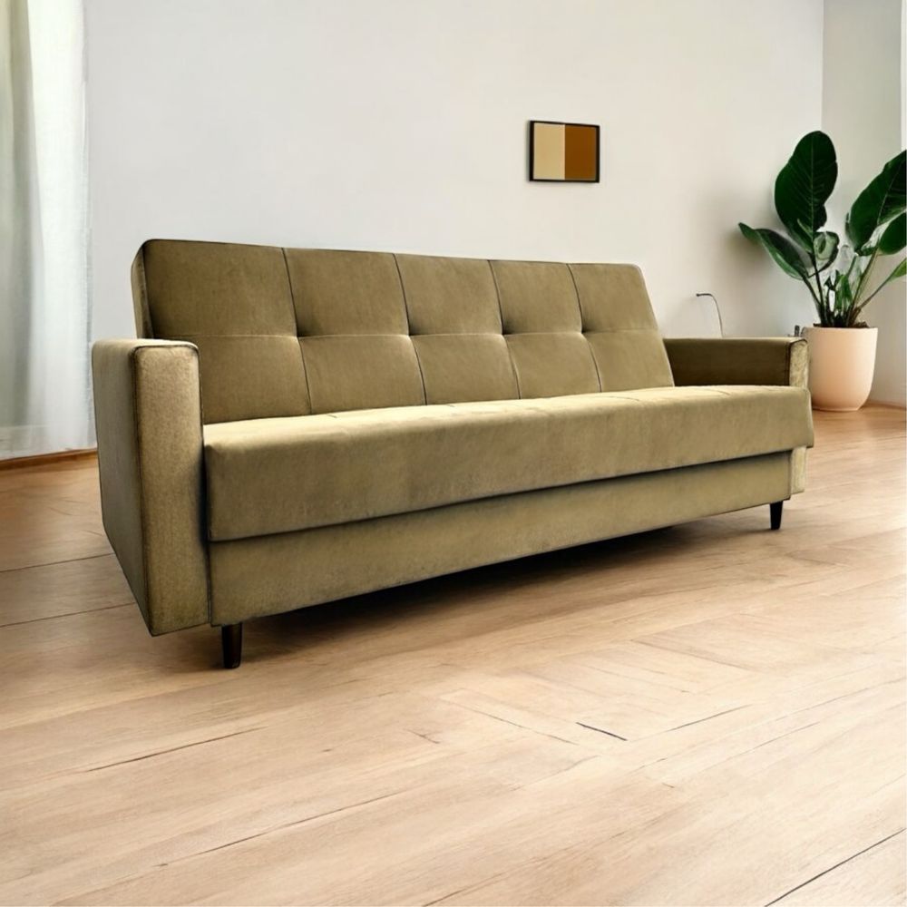 Wersalka z funkcja spania  pojemnik sprężyny sofa łóżko tapczan kanapa