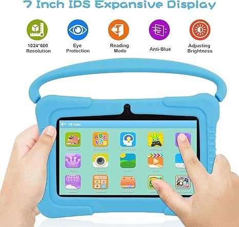 TABLET DLA DZIECI Veidoo 7" 32gb IPS kontrola rodzicielska Bluetooth