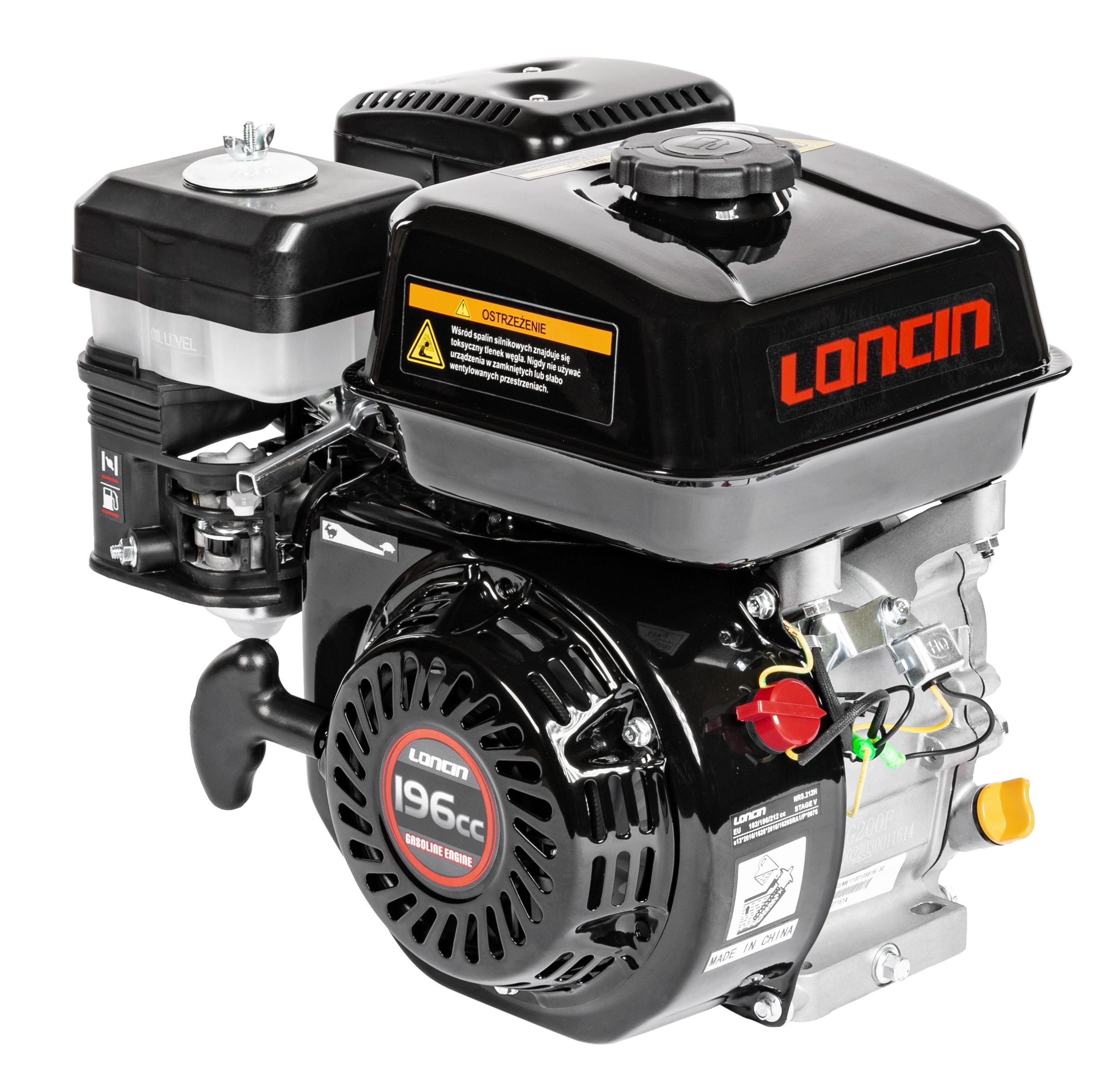 Silnik Loncin G200F-R-M wal poziomy typ R 19,05 mm