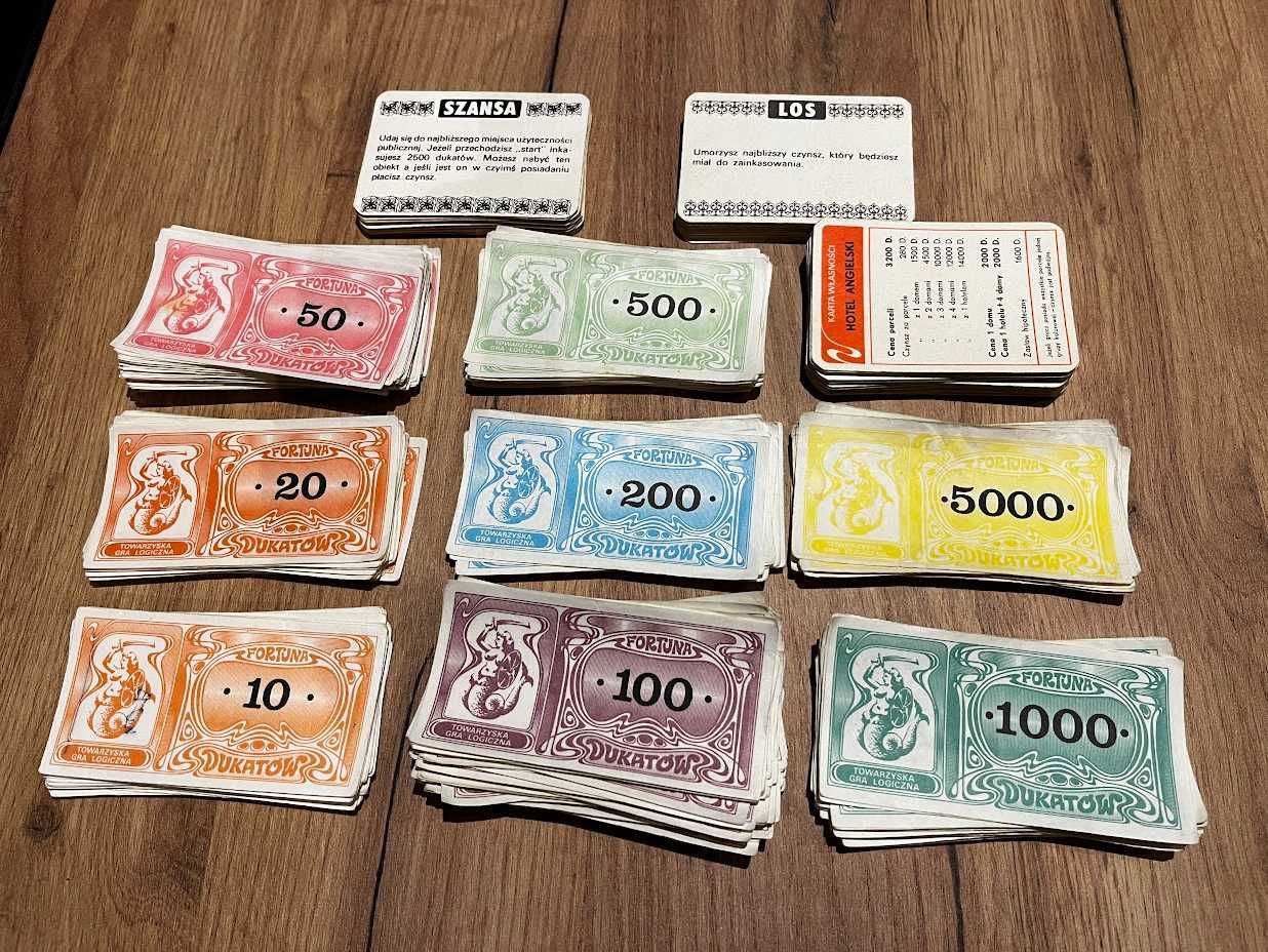 Gra planszowa FORTUNA hit lat 80 - PRL jak monopoly