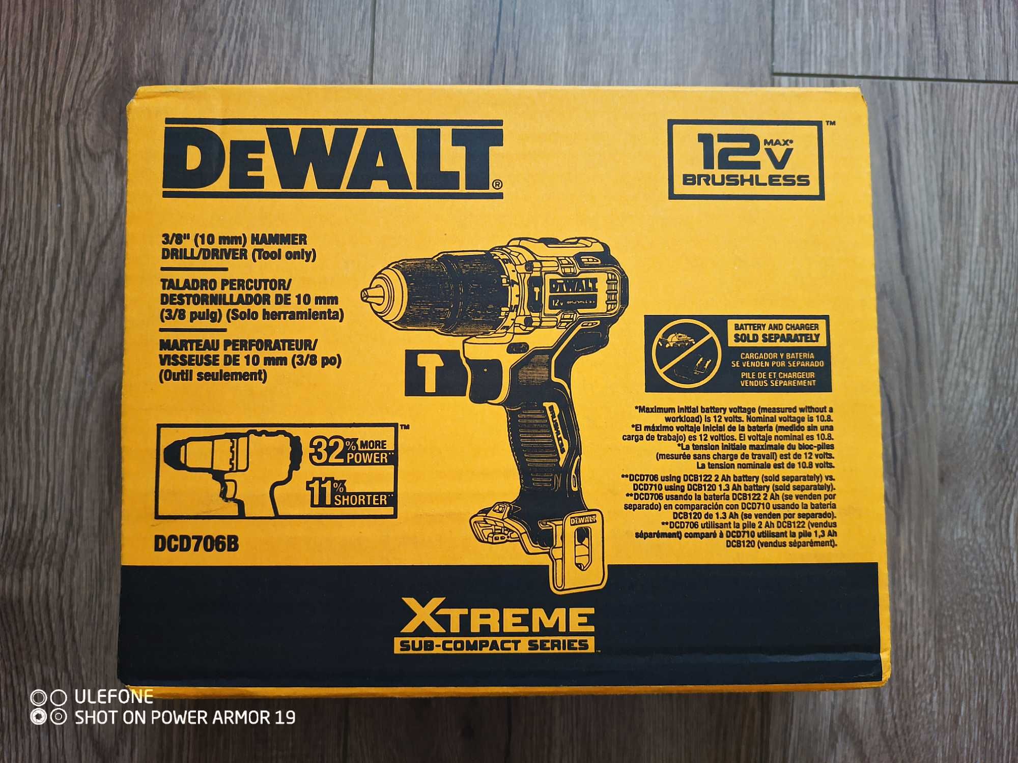 Dewalt DCD706 DCD701 12V MAX Xtreme Brushless Drill Driver